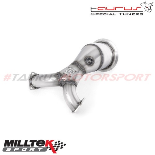 Downpipe maggiorato senza catalizzatore Milltek Sport per Audi A7 C8 55 TFSI 3.0 V6 Bi-Turbo dal 2019 - SSXAU674 scarico sportiv