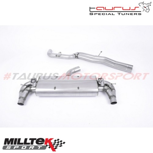 Cat-back Non-resonated Milltek Sport per Audi RS3 8V Sportback 2015-2017 - SSXAU591 scarico sportivo terminale marmitta torino i