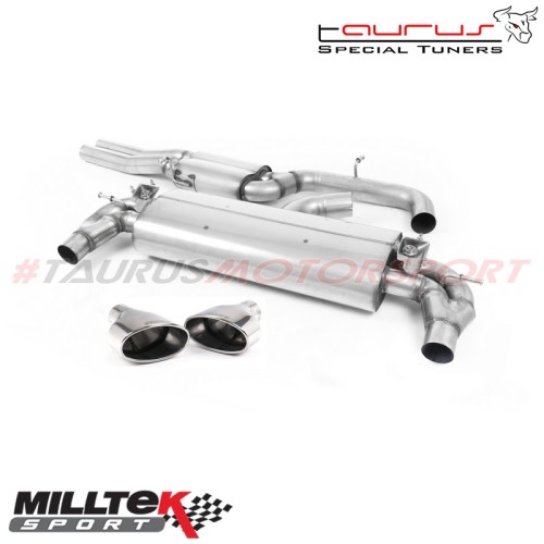 Cat-back Resonated Milltek Sport per Audi RS3 8V Sportback 400cv (solo modello CON OPF/GPF) dal 2019 - SSXAU767 scarico sportivo