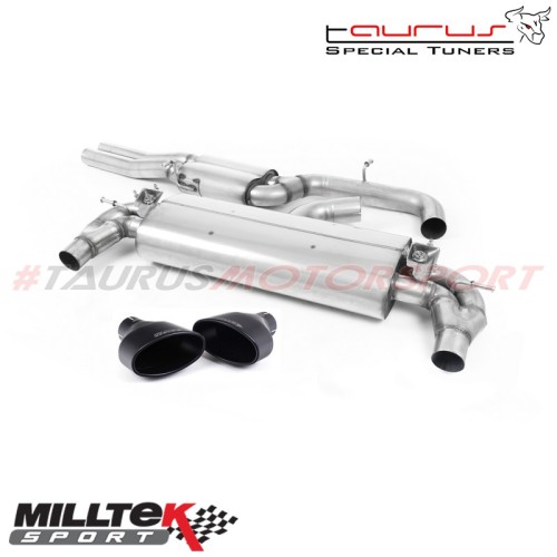 Cat-back Resonated Milltek Sport per Audi RS3 8V Sportback 400cv (solo modello CON OPF/GPF) dal 2019 - SSXAU768 scarico sportivo