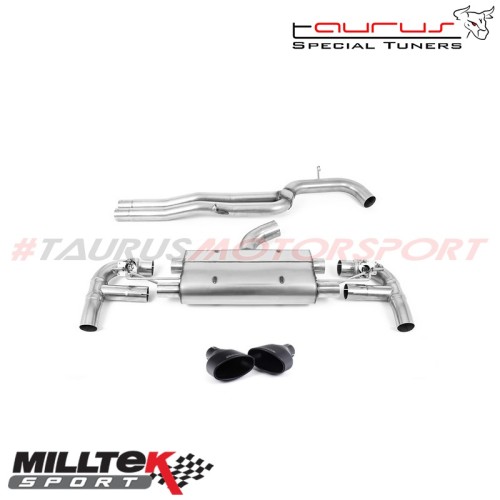 Cat-back Non-resonated da 80mm Milltek Sport per Audi RS3 8V Sportback 400cv (solo modello CON OPF/GPF) dal 2019 - SSXAU884 scar