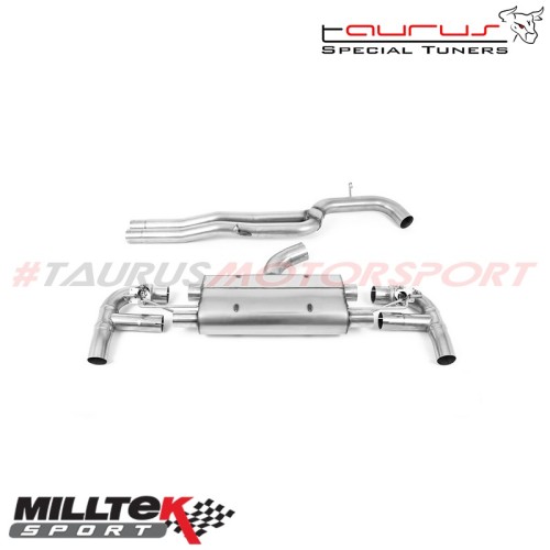 Cat-back Non-resonated da 80mm Milltek Sport per Audi RS3 8V Sportback 400cv (solo modello CON OPF/GPF) dal 2019 - SSXAU887 scar