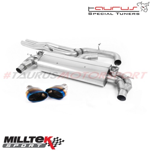 Cat-back Non-resonated Milltek Sport per Audi RS3 8V Sportback 400cv (solo modello SENZA OPF/GPF) 2017-2018 - SSXAU796 scarico s