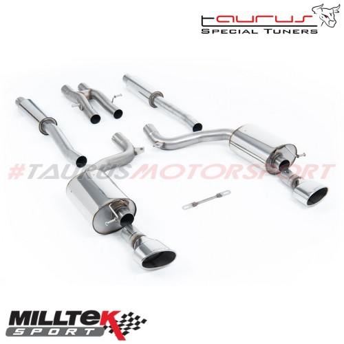 Cat-back Milltek Sport per Audi RS6 C6 5.0 V10 biturbo quattro 2008-2010 - SSXAU213 scarico sportivo terminale marmitta torino i