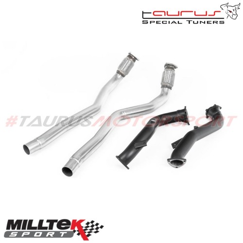 Downpipe maggiorati and tubi sostituzione Cat Milltek Sport per Audi RS6 C7 4.0 TFSI biturbo quattro 2013-2019 - SSXAU555 scaric