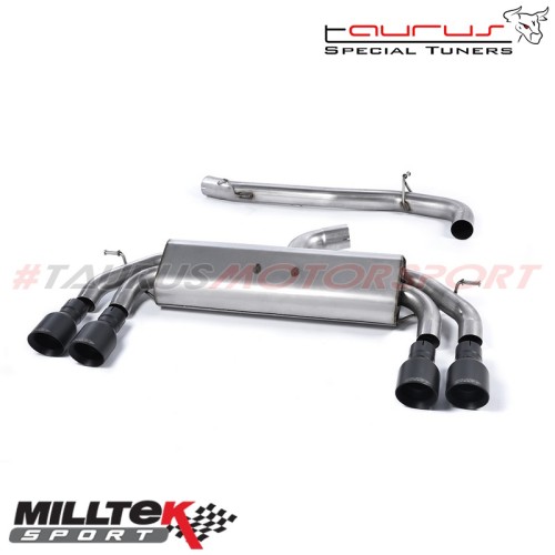 Cat-back Non-resonated - Race System Milltek Sport per Audi S3 8V 2.0 TFSI Quattro Sportback 2013-2019 - SSXAU532 scarico sporti