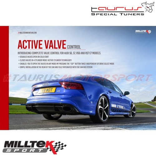 Active Valve Control (modulo di controllo attivo della valvola di scarico) Milltek Sport per Audi S4 B9 3.0 Turbo V6 (modelli CO