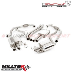 Cat-back Resonated Milltek Sport per Audi S4 B9 3.0 Turbo V6 (modelli CON differenziale Sport) - SSXAU721 scarico sportivo termi