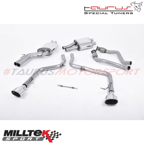 SSXAU357  Cat-back Race Milltek Sport per Audi S5 B8 Coupé e Cabriolet 3.0TFSI Quattro S-tronic 2009-2011 scarico sportivo termi