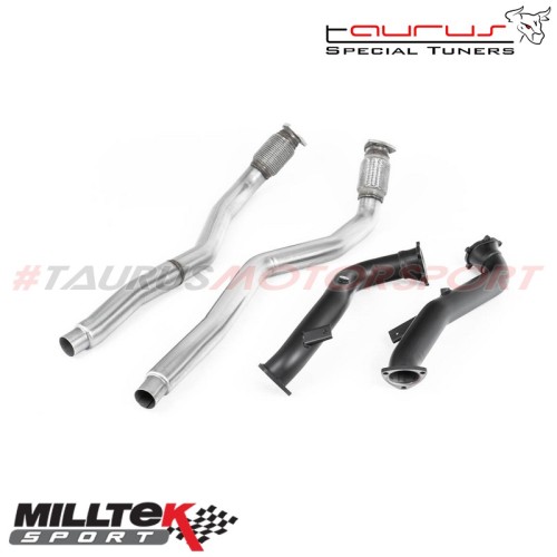 Downpipe maggiorati and tubi sostituzione Cat Milltek Sport per Audi S6 C7 4.0 TFSI Quattro 2012-2019 - SSXAU634 scarico sportiv