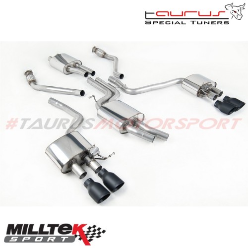 SSXAU505  Cat-back Milltek Sport per Audi SQ5 3.0 TFSI 2013-2016 scarico sportivo terminale marmitta torino italia acciaio inox