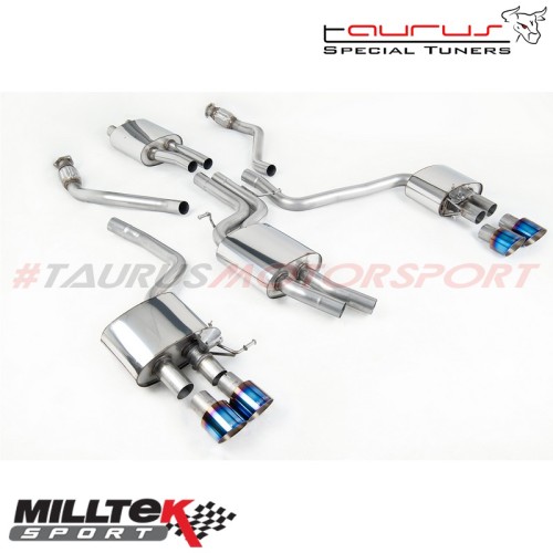 SSXAU670  Cat-back Milltek Sport per Audi SQ5 3.0 TFSI 2013-2016 scarico sportivo terminale marmitta torino italia acciaio inox