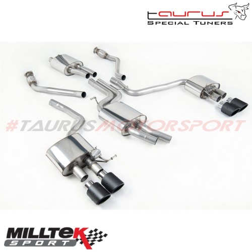 SSXAU671  Cat-back Milltek Sport per Audi SQ5 3.0 TFSI 2013-2016 scarico sportivo terminale marmitta torino italia acciaio inox