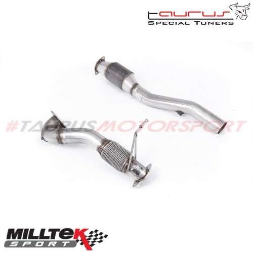 Downpipe maggiorato e Catalizzatore sportivo Milltek Sport per Audi TT Mk1 1.8T 180/225 quattro Coupe & Roadster 1998-2006 - SSX