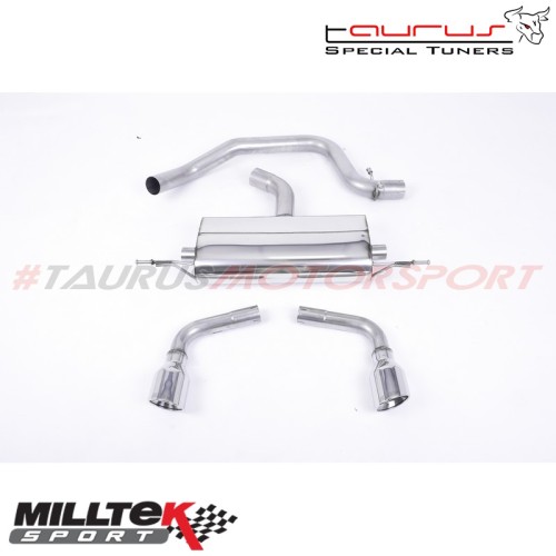 Cat-back Milltek Sport per Audi TT Mk2 2.0 TFSi 2WD 2006-2011 - SSXAU143 scarico sportivo terminale marmitta torino italia accia