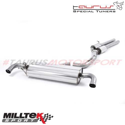 Cat-back Resonated Milltek Sport per Audi TT Mk2 TT-RS Coupé 2.5 TFSI quattro 2009-2014 - SSXAU227 scarico sportivo terminale ma