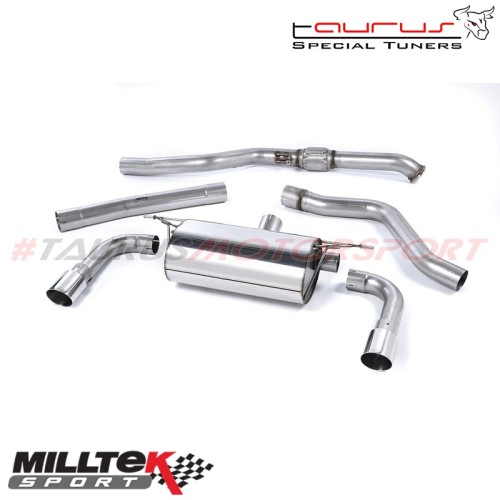 Cat-back Milltek Sport per BMW Serie 2 F22 M235i Coupé (NON X-drive) 2014-2015 - SSXBM987 scarico sportivo terminale marmitta to