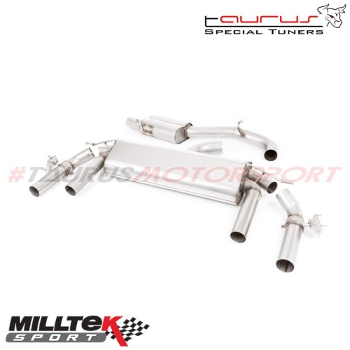 SSXSE224  Cat-back da dopo il GPF/OPF Resonated Milltek Sport per Cupra Ateca 2.0 TSI 300 4Drive (modelli CON OPF/GPF e NON MQB 