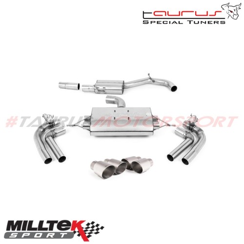 SSXSE249  Cat-back da dopo il GPF/OPF Resonated Milltek Sport per Cupra Formentor 2.0 TSI 310cv 4Drive dal 2021 scarico sportivo