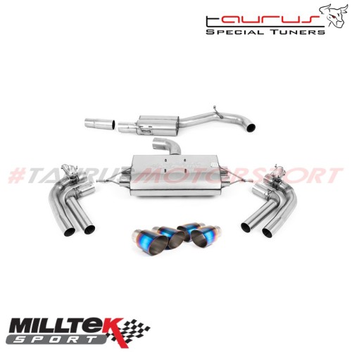 SSXSE250  Cat-back da dopo il GPF/OPF Resonated Milltek Sport per Cupra Formentor 2.0 TSI 310cv 4Drive dal 2021 scarico sportivo