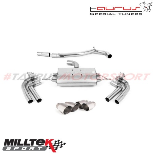 SSXSE254  Cat-back da dopo il GPF/OPF Non-resonated Milltek Sport per Cupra Formentor 2.0 TSI 310cv 4Drive dal 2021 scarico spor