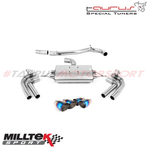 SSXSE255  Cat-back da dopo il GPF/OPF Non-resonated Milltek Sport per Cupra Formentor 2.0 TSI 310cv 4Drive dal 2021 scarico spor