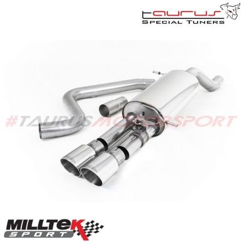 Cat-back Milltek Sport per Ford Fiesta Mk8 Mk8 1.5 EcoBoost ST 200cv (fino a Settembre 2020) - SSXFD256 scarico sportivo termina