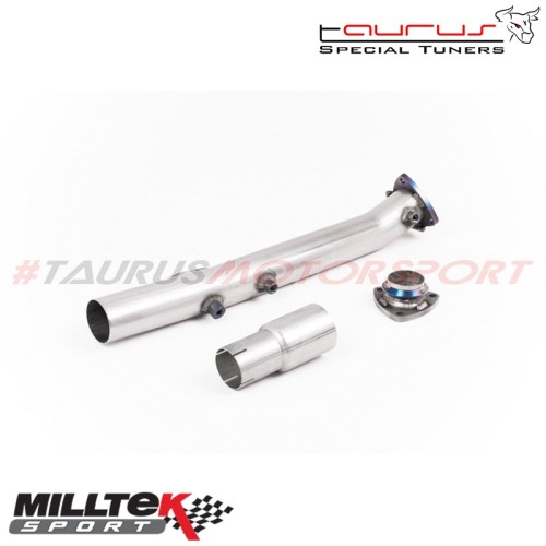 Bypass GPF/OPF Non-resonated Milltek Sport per Ford Fiesta Mk8 Mk8 1.5 EcoBoost ST 200cv (fino a Settembre 2020) - SSXFD272 scar