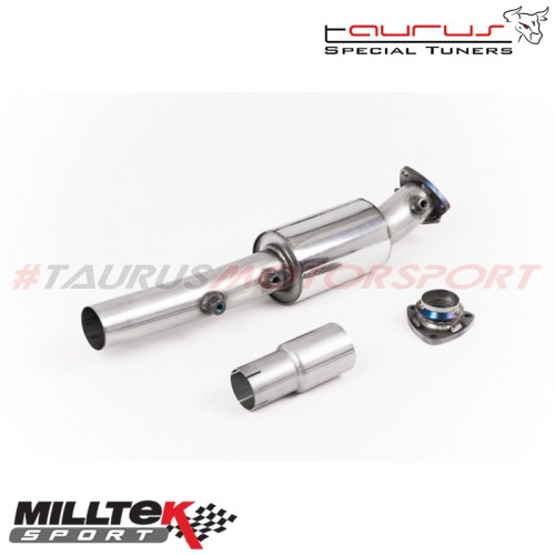 Bypass GPF/OPF Resonated Milltek Sport per Ford Fiesta Mk8 Mk8 1.5 EcoBoost ST 200cv (fino a Settembre 2020) - SSXFD274 scarico 