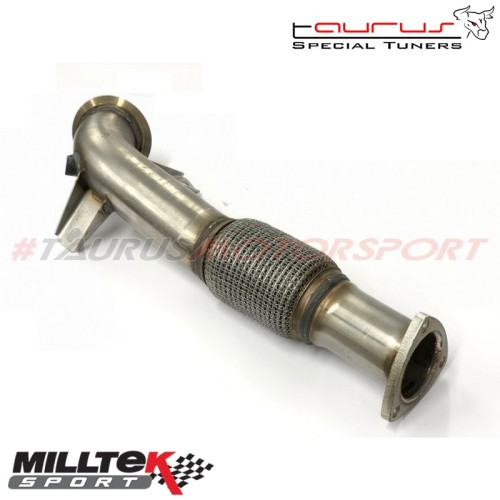 Downpipe maggiorato senza catalizzatore Milltek Sport per Ford Fiesta Mk8 Mk8 1.5 EcoBoost ST 200cv (fino a Settembre 2020) - SS