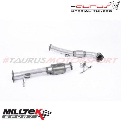 Downpipe maggiorato e Catalizzatore sportivo Milltek Sport per Ford Focus Mk2 RS 2.5T 305cv 2009-2010 - SSXFD067 scarico sportiv