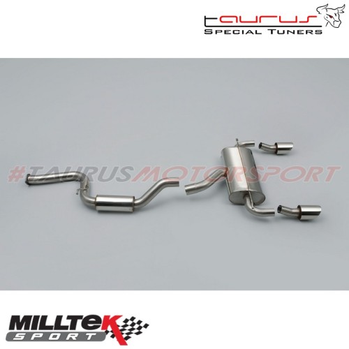 Cat-back Milltek Sport per Ford Focus Mk2 RS 2.5T 305cv 2009-2010 - SSXFD085 scarico sportivo terminale marmitta torino italia a