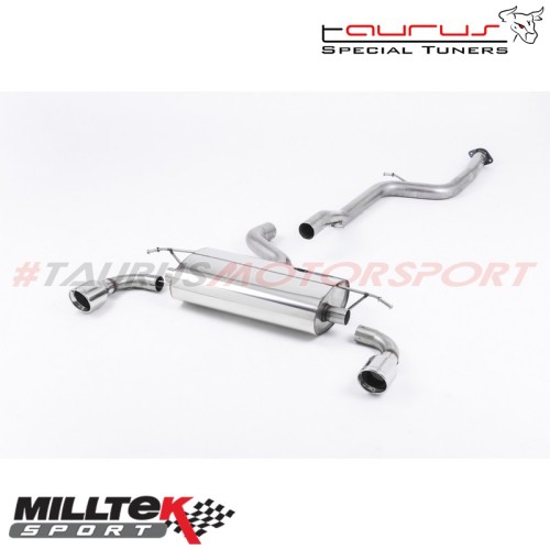 Cat-back Non-resonated Milltek Sport per Ford Focus Mk2 ST 225 2005-2010 - SSXFD042 scarico sportivo terminale marmitta torino i