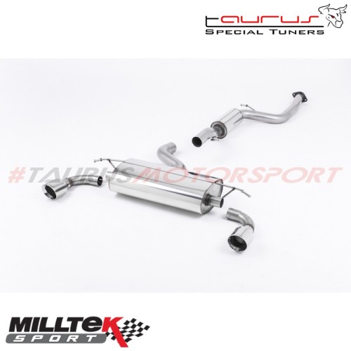 Cat-back Resonated Milltek Sport per Ford Focus Mk2 ST 225 2005-2010 - SSXFD075 scarico sportivo terminale marmitta torino itali