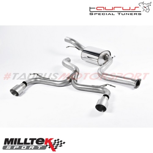 Cat-back Race System Milltek Sport per Ford Focus Mk2 ST 225 2005-2010 - SSXFD163 scarico sportivo terminale marmitta torino ita