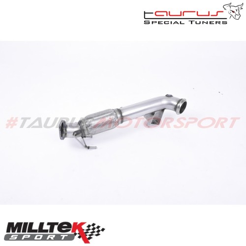 Downpipe maggiorato senza catalizzatore Milltek Sport per Ford Focus Mk3 ST 2.0 EcoBoost 5 porte 2012-2019 - SSXFD110 scarico sp