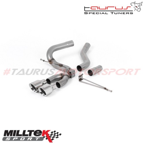 Cat-back Milltek Sport per Ford Focus Mk3 ST 2.0 TDCi 5 porte 2012-2019 - SSXFD201 scarico sportivo terminale marmitta torino it