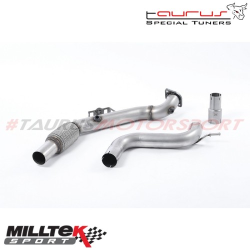 Downpipe maggiorato senza catalizzatore Milltek Sport per Ford Mustang 2.3 EcoBoost (S550 Fastback) 2015-2019 - SSXFD171 scarico