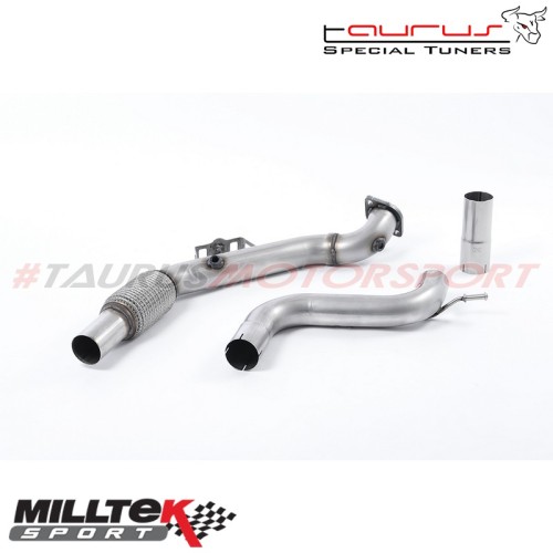 Downpipe maggiorato senza catalizzatore Milltek Sport per Ford Mustang 2.3 EcoBoost (S550 Fastback) 2015-2019 - SSXFD172 scarico