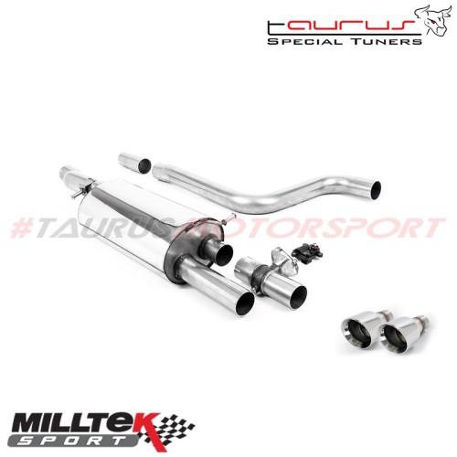 GPF/OPF Back con finalini GT-90 cromati Milltek Sport per Ford Puma Mk8 1.5 EcoBoost ST (con GPF/OPF) dal 2020 - SSXFD351 scaric