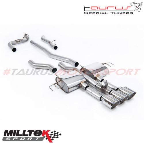 SSXHO305  Cat Back Non-Resonated con finalini cromati Milltek Sport per Honda Integra DE5 2.0 Turbo Type-S 320cv dal 2023 scaric