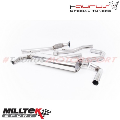 Cat-back Non-resonated Milltek Sport per Hyundai i30 i30N 2.0 T-GDi 250cv (solo modelli SENZA OPF) 2017-2019 - SSXHY133 scarico 