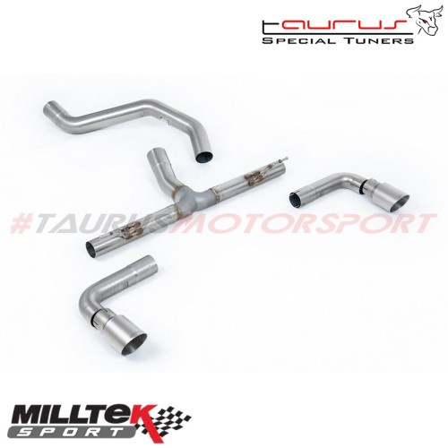 Particulate Filter-back Non-resonated con finalini titanio Milltek Sport per Ineos Grenadier B57 3.0 I6 Turbo diesel (modelli CO