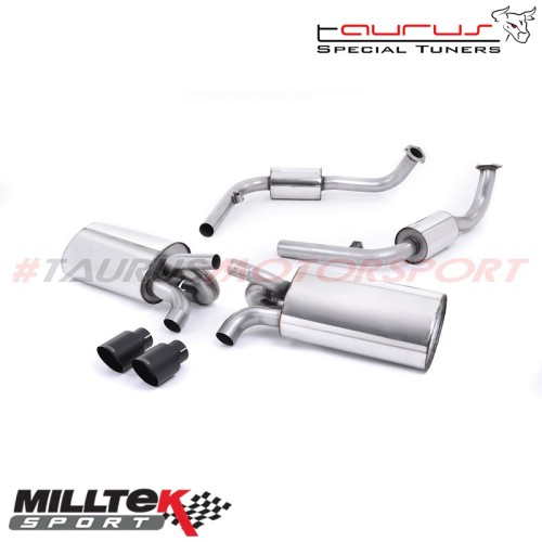 Cat-back Resonated Milltek Sport per Porsche Boxster 987 Gen2 3.4 S 2009-2013 - SSXPO117 scarico sportivo terminale marmitta tor