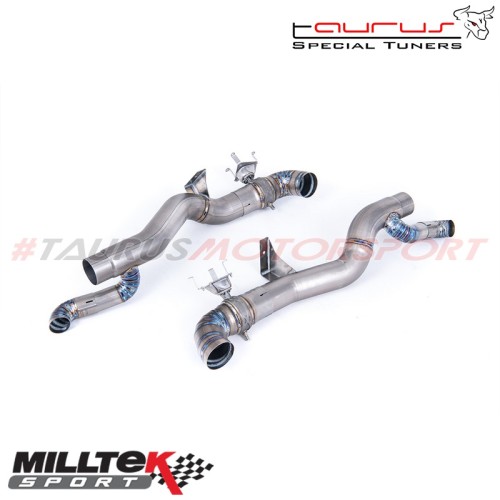 SSXPO156  Bypass silenziatore posteriore - completo in Titanio -9kg Milltek Sport per Porsche 911 992 3.0T Carrera S / GTS / Dak