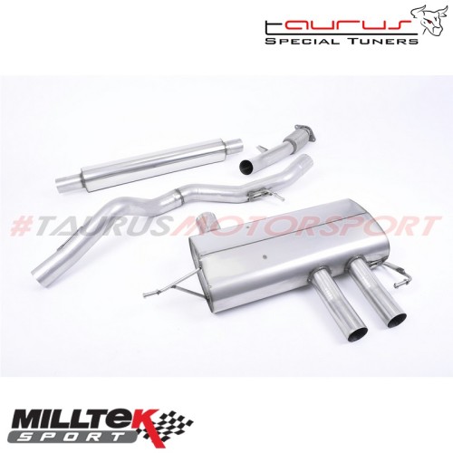 Particulate Filter-back Milltek Sport per Renault Megane Mk4 RS Renaultsport RS300 Trophy (modelli con OPF/GPF) dal 2019 - SSXRN