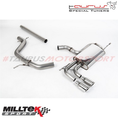 SSXVW294  Cat-back Milltek Sport per Seat Leon 1P 2.0 TDI 140cv 2004-2012 scarico sportivo terminale marmitta torino italia acci