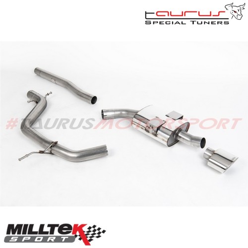 SSXSE128  Cat-back Milltek Sport per Seat Leon 1P 2.0 TDi FR 170cv DPF 2005-2013 scarico sportivo terminale marmitta torino ital