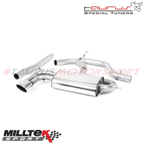 SSXSE129  Cat-back Milltek Sport per Seat Leon 1P 2.0 TDi FR 170cv DPF 2005-2013 scarico sportivo terminale marmitta torino ital