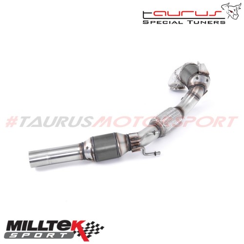 SSXSK25  Downpipe maggiorato e Catalizzatore sportivo HJS Milltek Sport per Skoda Octavia vRS 2.0 TSI 245cv (restyling) Hatch & 